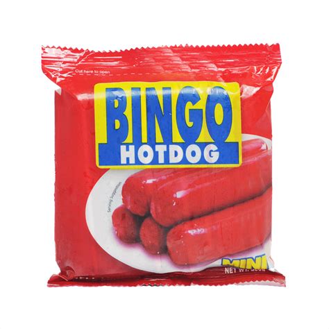 CDO HOLIDAY BINGO HOTDOG MINI 250G .